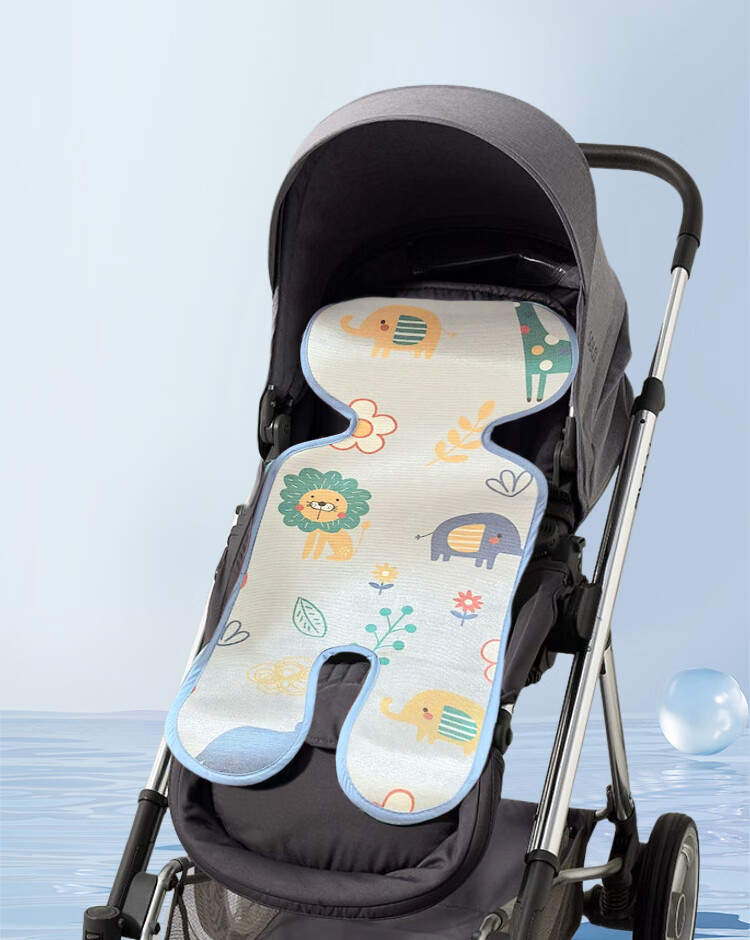 9i9 Baby Stroller Cooling Mat Ice Silk Seat Cushion Summer Thin Washable Universal A28 12