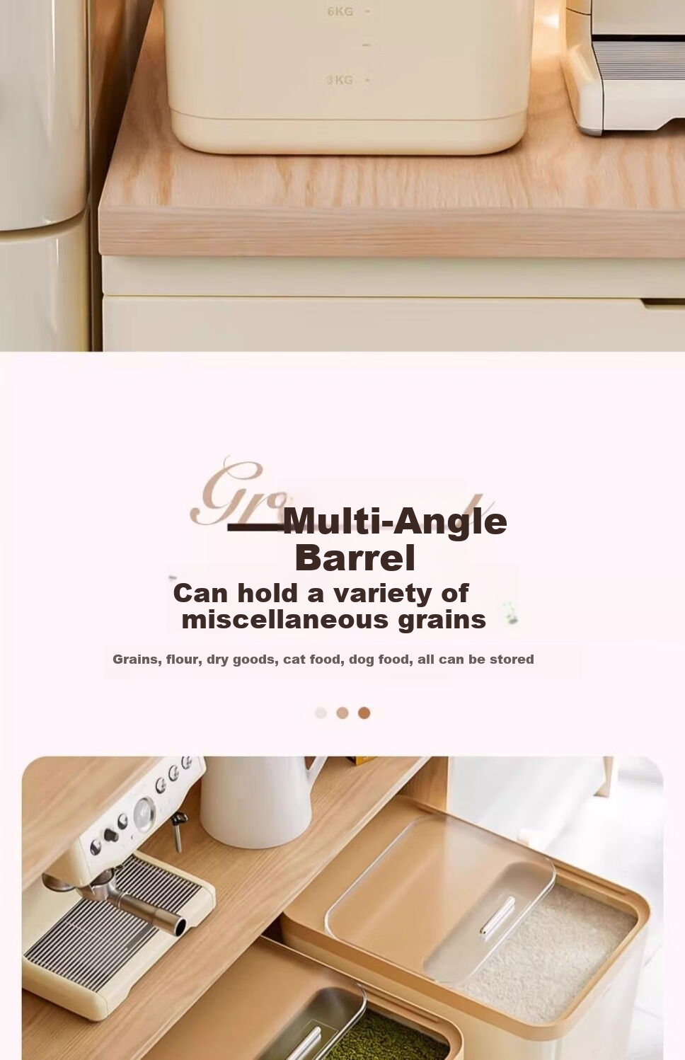 YOUQIN Rice Container with Sealing, Household Insect-Proof And Moisture-Proof Rice Storage Bin, 2026 New Model, Rice Storage Box, Flour Storage Jar 6
