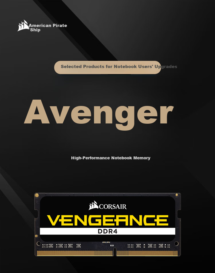 USCORSAIR 16GB DDR4 3200 Laptop Memory Module, Vengeance Series 1