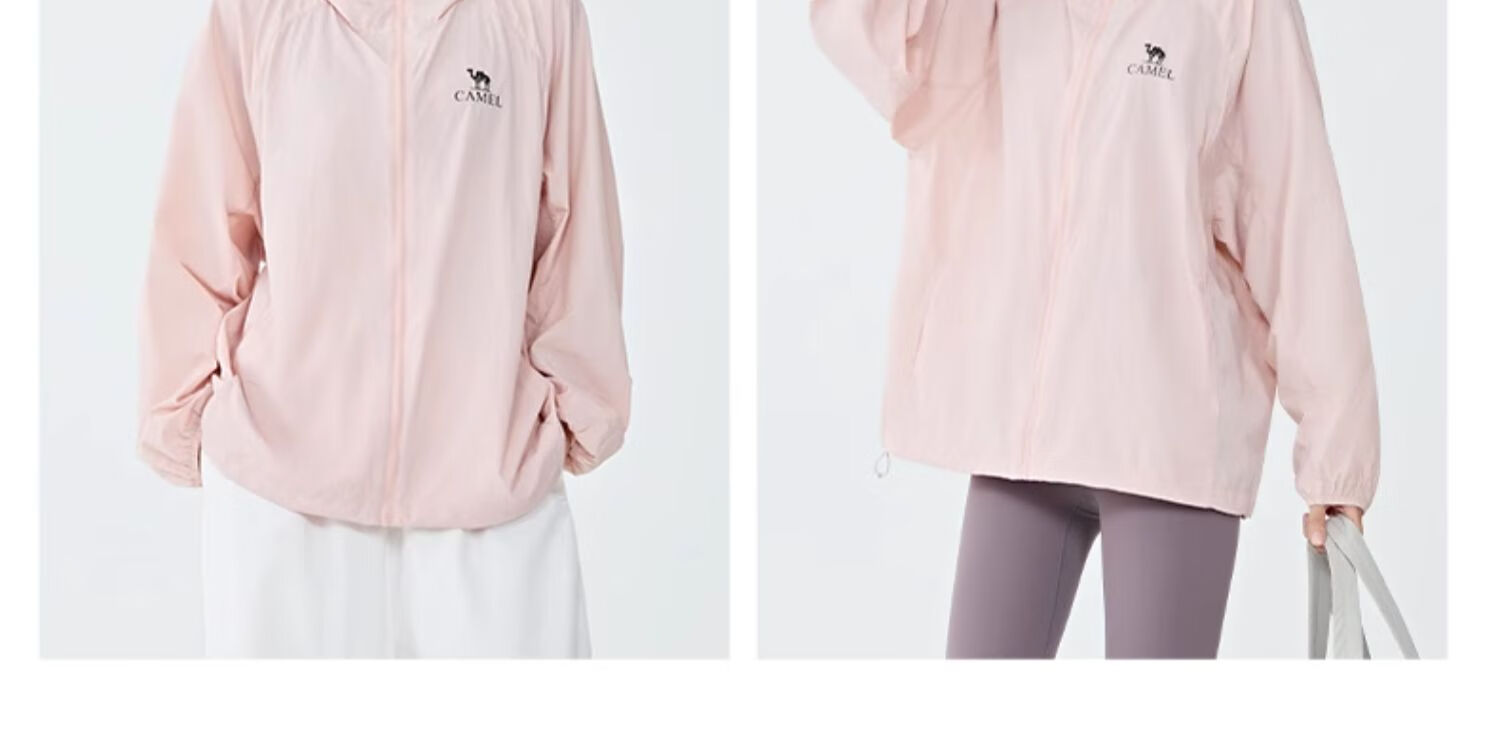 Camel Women's Mu Guang Sun Protection Jacket Unisex Lightweight Summer New Loose Breathable Cooling UV Protection Shirt 21