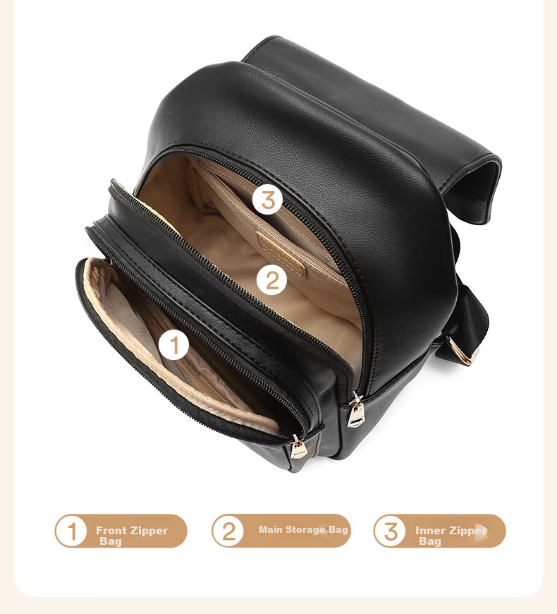 MEXICAN Women's Backpack, 2026 Korean Style Light Luxury Travel Bag, Schoolbag, Valentine's Day Gift for Wife Or Girlfriend 8
