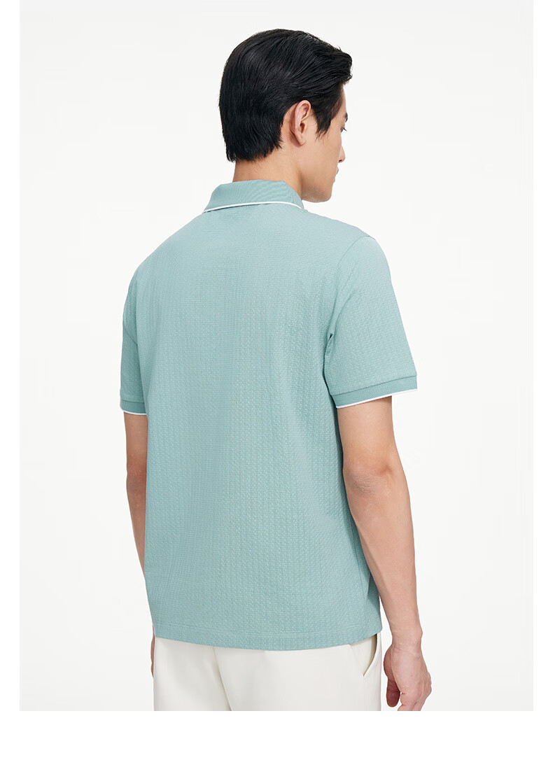 Goldlion [3A Antibacterial/Xinjiang Cotton] Summer Pure Cotton Breathable Polo Shirt Short Sleeve T-Shirt for Men, Navy Blue-95, 2XL 18