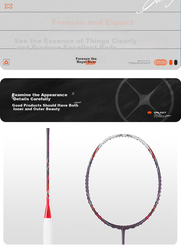 Kawasaki Badminton Racket, Xianxing Starry Sky Full Carbon Single Racket, Ultra-Light Professional Durable Racket, Gray-Blue (Pre-Strung) 12