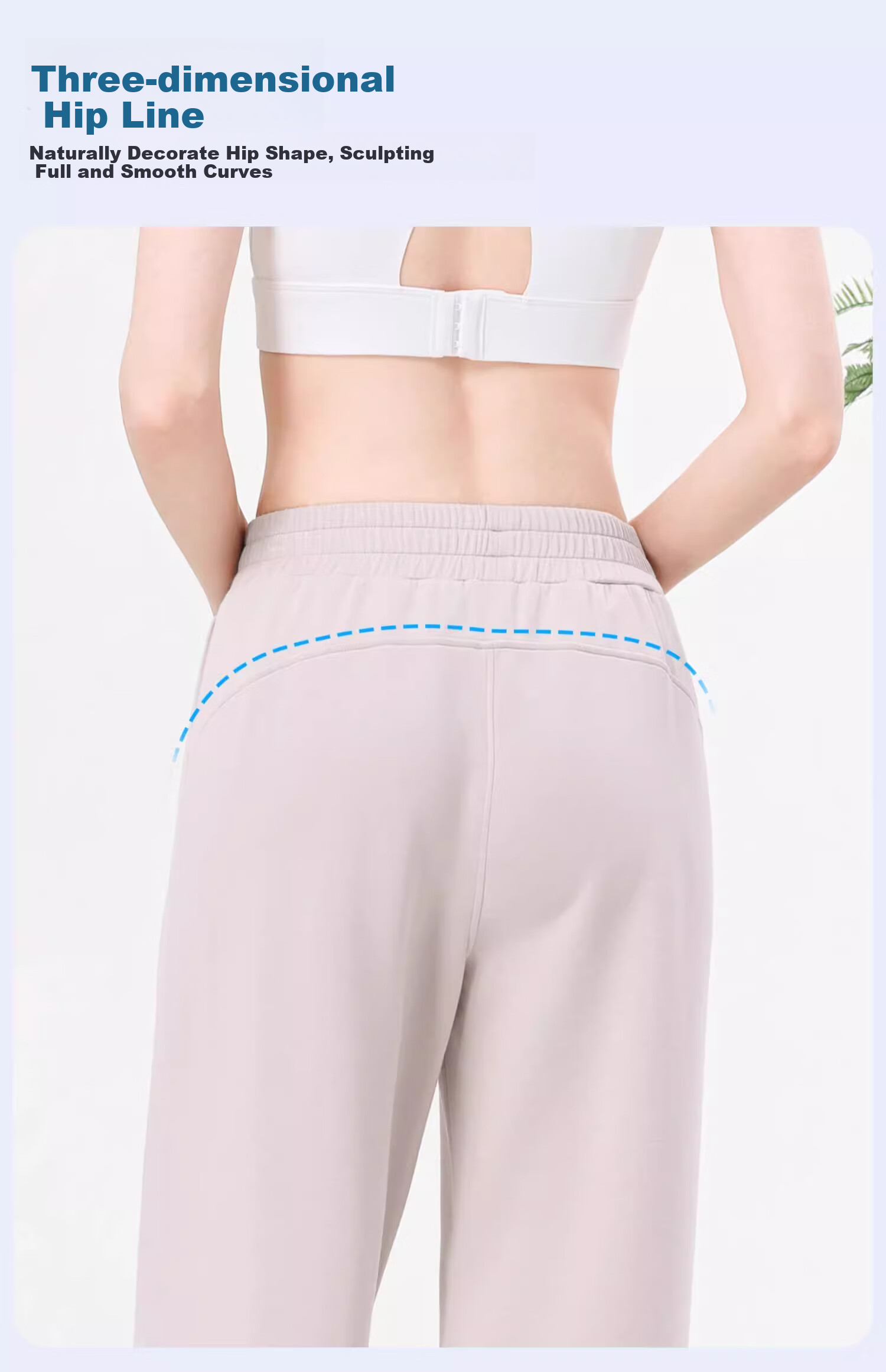 CAMEL Women's Casual Pants for Spring, Yoga Fitness Leggings, Breathable Height-Increasing Loose Straight-Leg Knitted Sweatpants, Size L 7