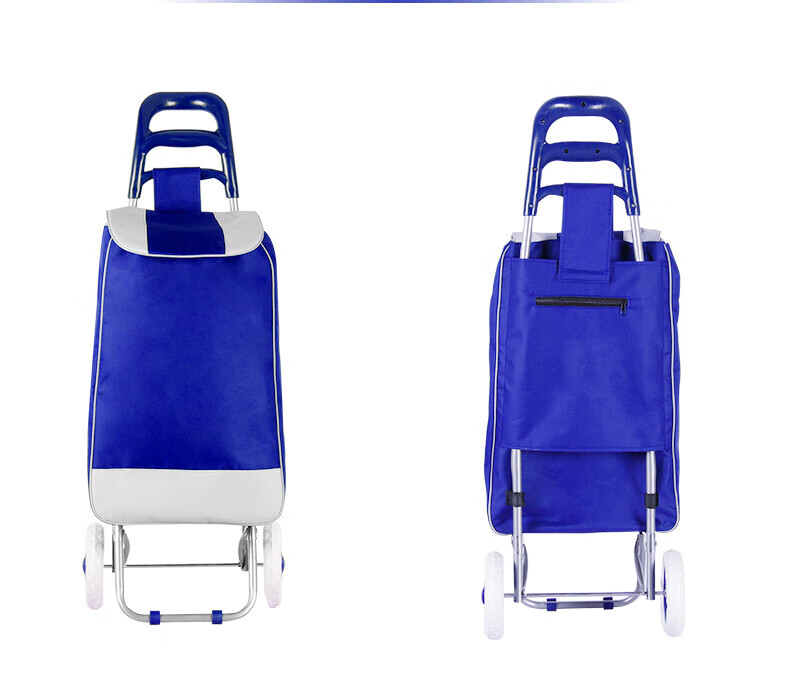 Paiying Shopping Cart, Foldable Hand-Pulled Trolley, Grocery Climbing Aid, Small Cart for Carrying Goods, Portable Pushcart, Annual Meeting Gift 16