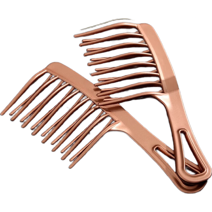 Qingling Wide-Tooth Curly Hair Comb Large-Tooth Massage Comb for Women Post-Perm Long Hair Volumizing Anti-Static Home Use