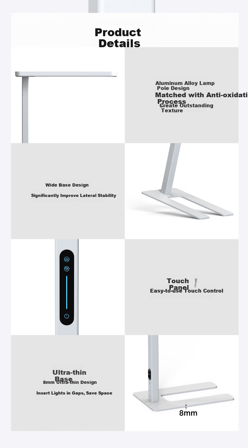 Haoshili Eye Protection Large Spectrum Desk Lamp for Children's Study And Reading, Bedroom Classroom Floor Lamp L9 12