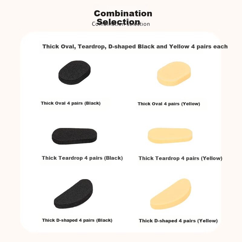 DRATRA Eyeglasses Nose Pads, Comfortable And Soft Sponge, Pressure-Reducing, Non-Slip, Seamless, Thin And Thick, Nose Bridge Heightening Pads, Anti-Slip Device 18