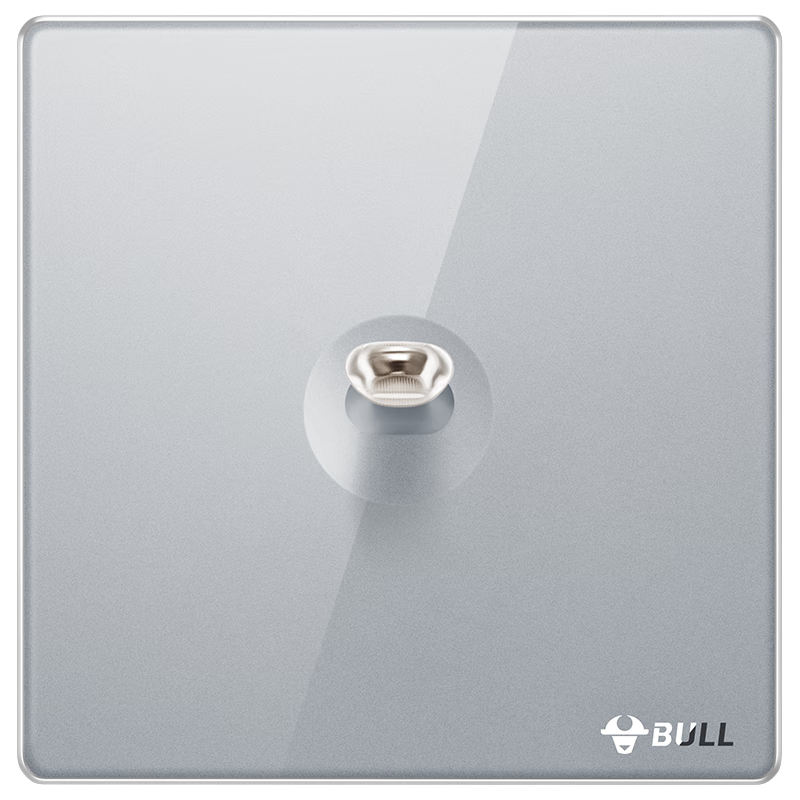 BULL Vintage Switch Socket Acrylic Ultra-thin Panel Single Pole Double Control Toggle Switch G70K112 Moon Shadow Gray