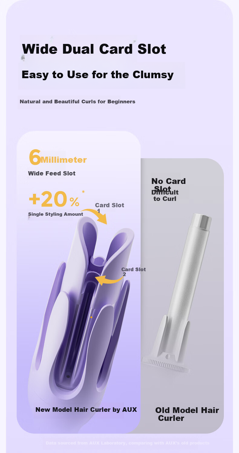 AUX Fully Automatic 36mm Ionic Hair Curler Electric Curling Iron Portable Large Waves for Women Gift 15