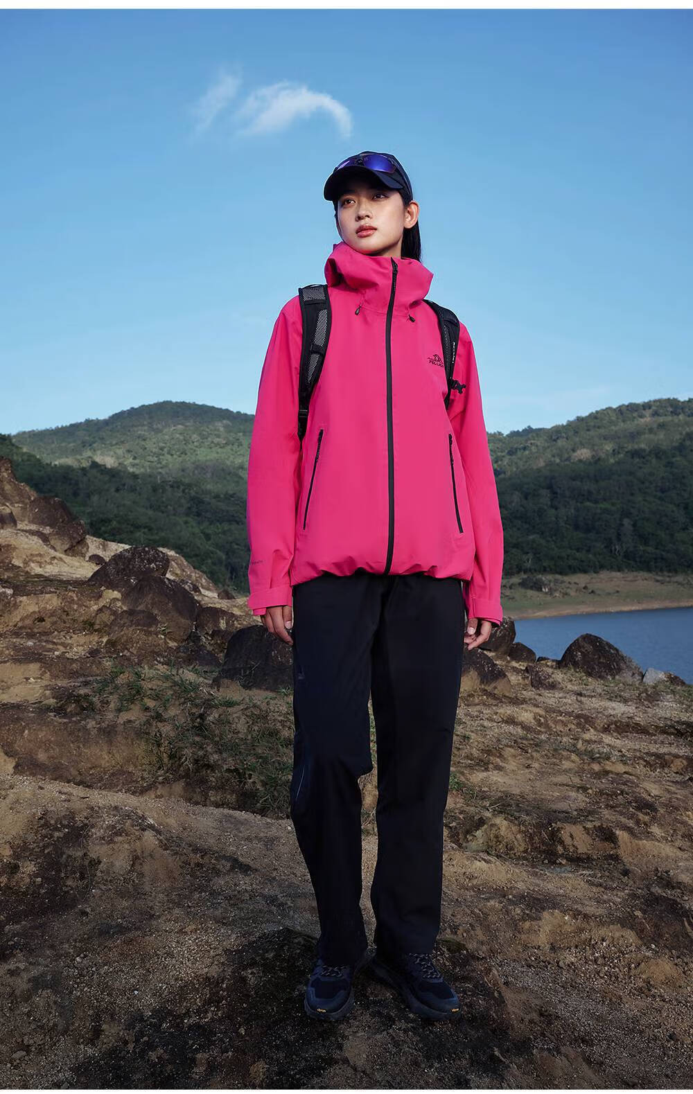 Pelliot [Rock Shell | Zhao Lusi Same Style] Hard Shell Single-Layer Windproof Waterproof Wear-Resistant Mountaineering Jacket 125301055 8