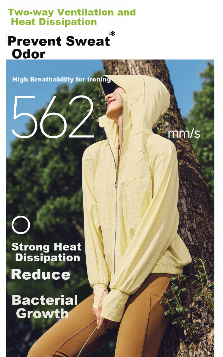 Beneunder Women's Sun Protection Clothing, Summer Cool-Feeling Quick-Dry Sun Protection Garment, Outdoor Sports UV-Resistant Jacket AL825 11