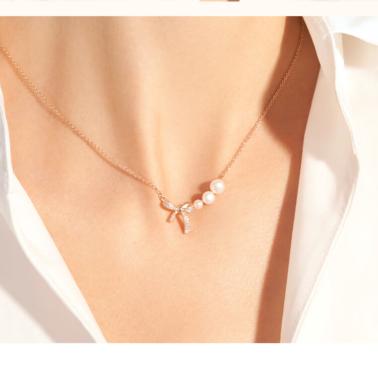 AJIDOU Necklace, Rose Gold Roman Round Ring, Vintage Elegant Gift for Girlfriend, Rose Gold Necklace, Mid-Autumn Festival 4