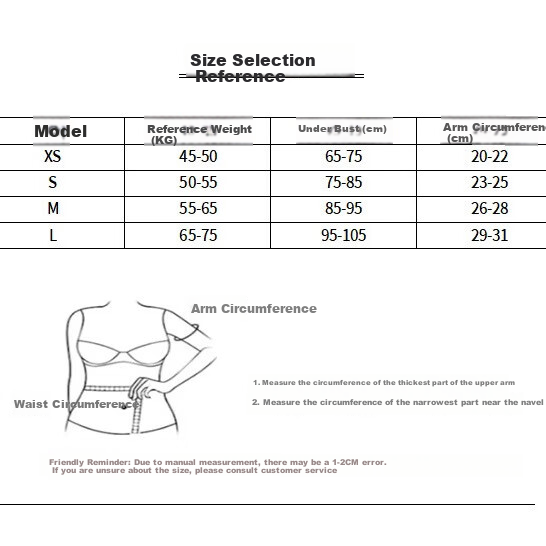 Darenyouxi Arm Liposuction Post-Operative Shaping Garment, Side Breast Reduction Post-Operative Shaping Garment, Fat Extraction And Shaping Garment, Arm Elastic Clothing, Size M