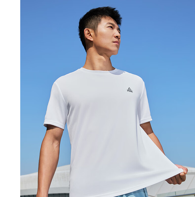 Peak Men's Summer Short Sleeve Quick-Dry Breathable Sports Loose Running Base T-Shirt DF652471 76