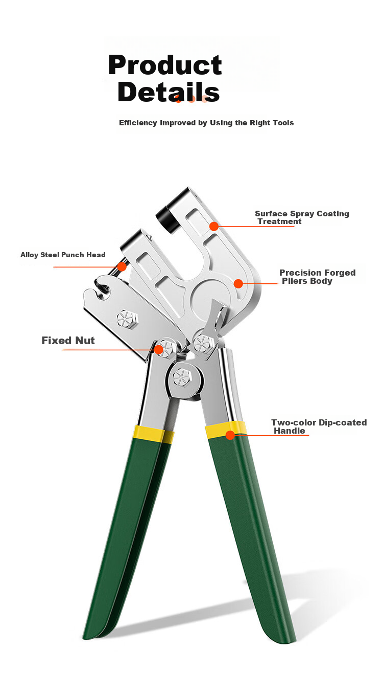 Shengda Household Light Steel Keel Pliers, No-Riveting Tool, One-Handed Ceiling Specialized Tool, Renovation Fixing Partition Professional Pliers 6