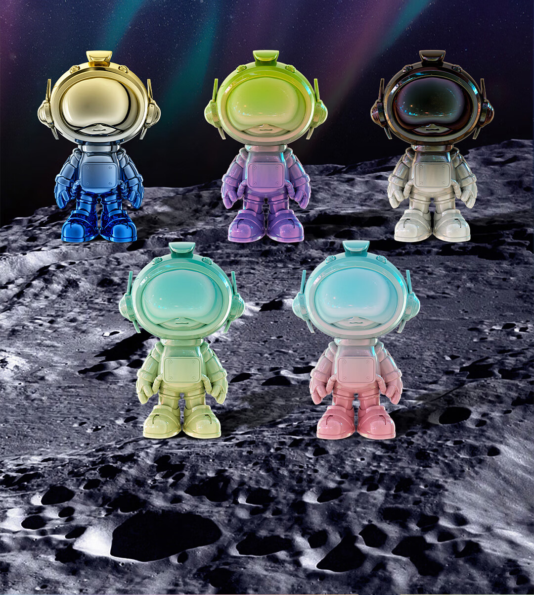 Dianshi Pen Set [National Day Gift], Space Capsule Rocket 5th Anniversary Limited Edition Pen Holder, Aesthetically Pleasing Stationery Set Gift Box, Student Birthday Present, 361E-B Nebula Purple 13