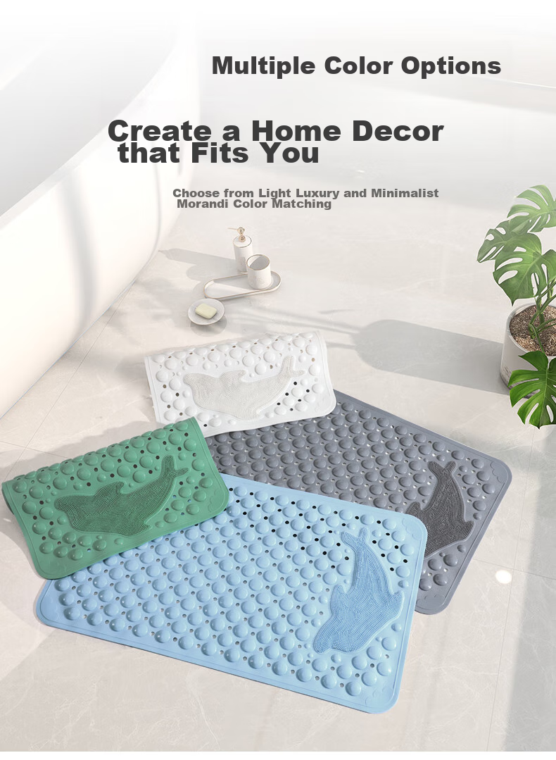 Huaxu Bathroom Non-Slip Mat, Shower Foot Pad, Anti-Fall Floor Mat for Bathroom, Large Massage Foot Pad for Elderly And Pregnant Wome 6