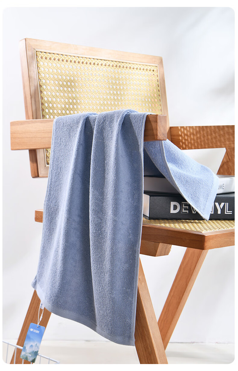 Yaguang Towels, Pure Cotton, Grade A Soft And Skin-Friendly, Absorbent, Not Prone to Shedding, Suitable for Face Washing And Bathing, He Lan Face Towels, Pack of 4 9