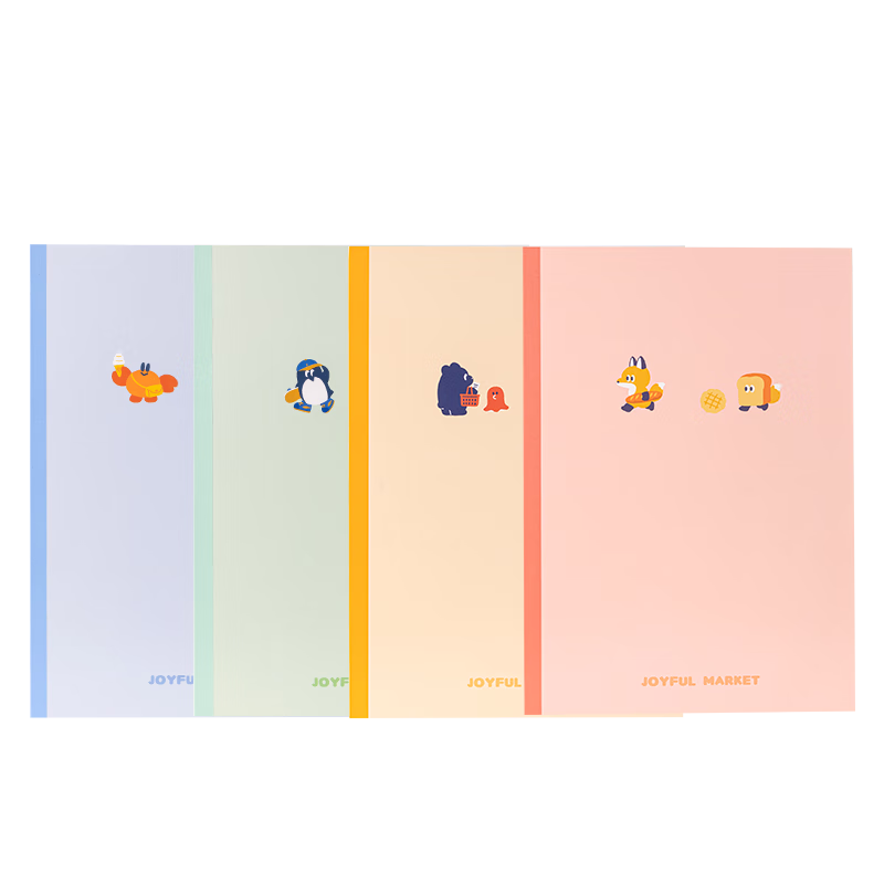 Deli Student Soft Notebook B5, 40 Sheets, 12-Pack, Wirebound, WB540 (Mengwu Rianri)