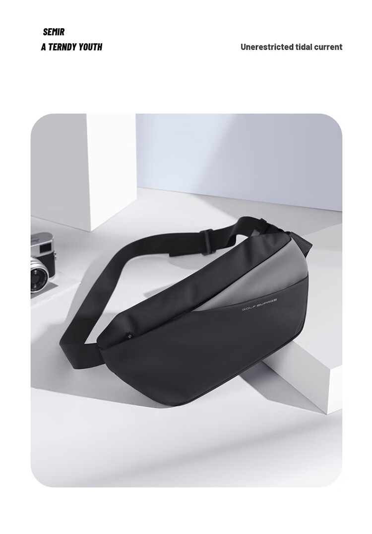GOLF Chest Bag, Men's Casual Crossbody Bag, Shoulder Bag, IPad And Phone Bag, Water-Resistant Sports Cycling Small Backpack 6