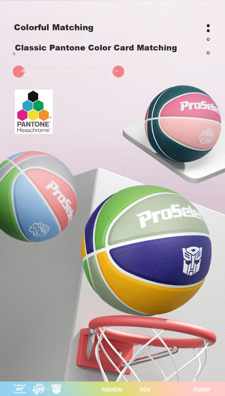 ProSelect Basketball Size 7 Adult Moisture-Absorbing PU Indoor/outdoor Student Youth Training Basketball GLP122 5