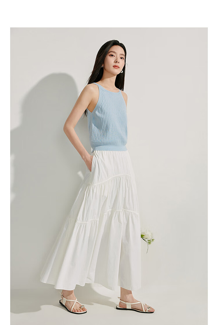 Inman Lightweight Cool Knit Vest Small Camisole 2025 Summer New Women's Layered Slim Top Lotus Pink S 2