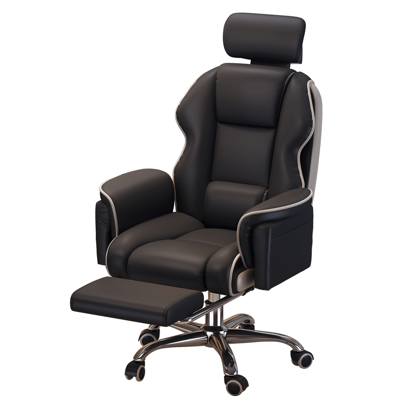Chibailun Computer Chair, Home Gaming Chair, Sofa Chair, Ergonomic Chair, Bedroom Study Chair with Backrest, Adjustable Height Learning Chair