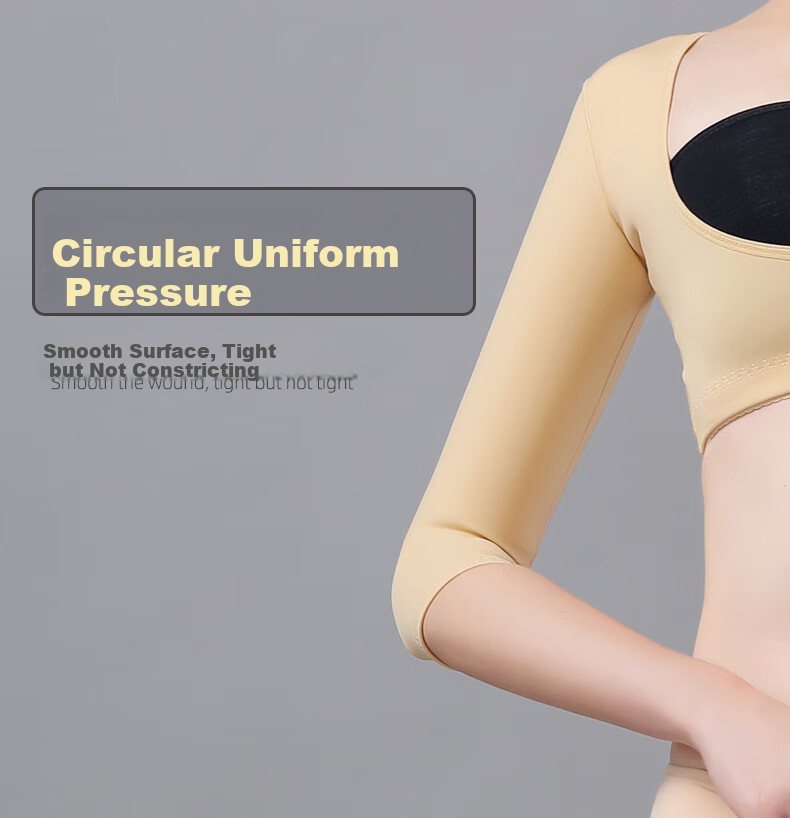 Darenyouxi Arm Liposuction Post-Operative Shaping Garment, Side Breast Reduction Post-Operative Shaping Garment, Fat Extraction And Shaping Garment, Arm Elastic Clothing, Size M 2