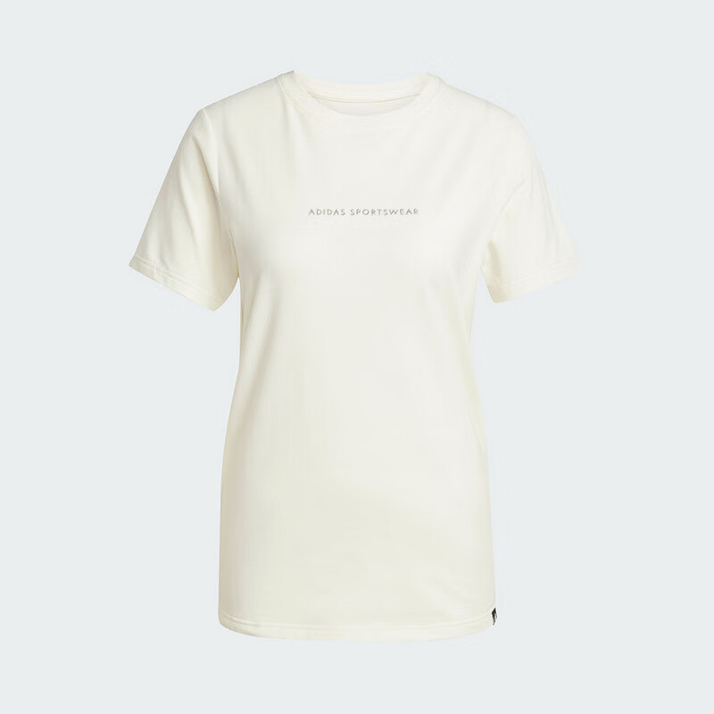 Adidas Women's Sportswear Series W C DDL CAMP T Short-Sleeve JX5322, Han Yu White, L 1