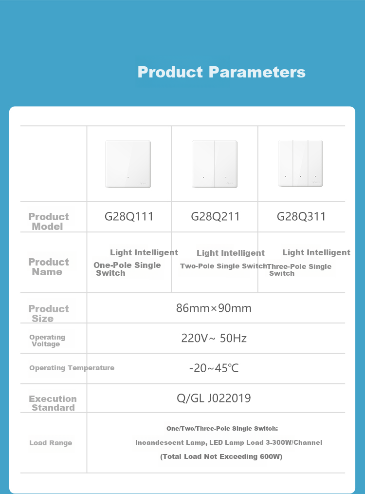 BULL Switch Panel, Wireless Remote Control Switch, Two-Position Switch, Smart Switch with Adhesive Backing, Q214 White, Self-Adhesive 14