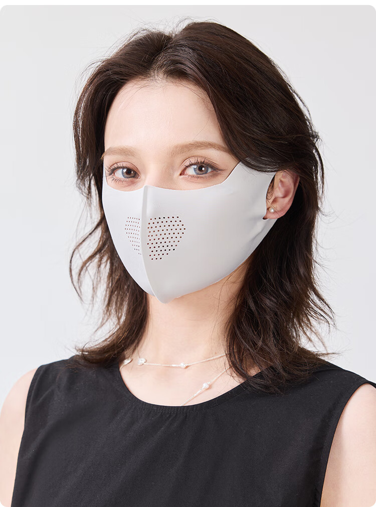 JIUMU Ice Silk Sun Protection Mask for Men and Women Summer UV Protection Cycling 3D Eye and Full Face Shield 12