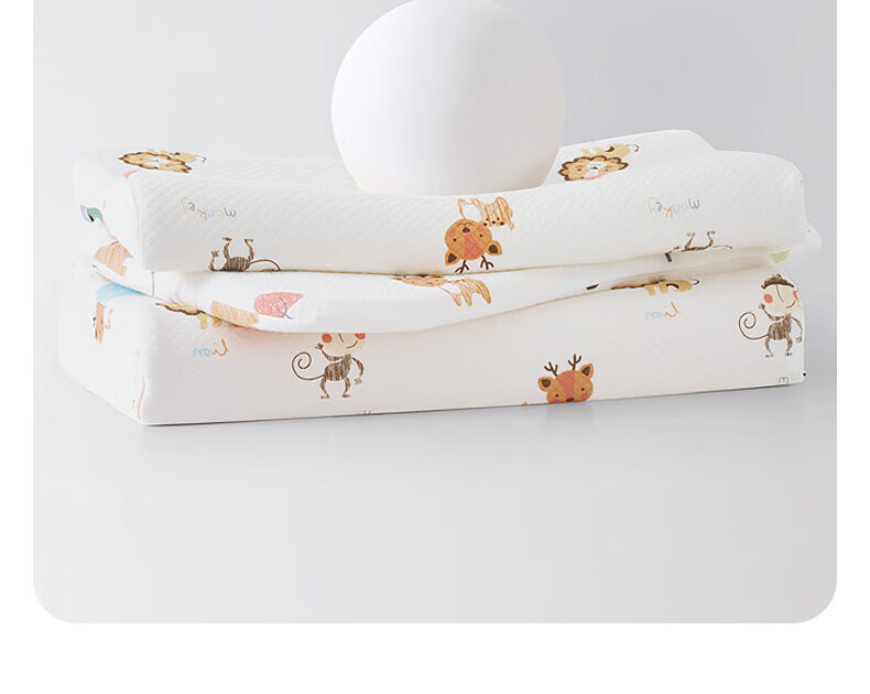 Luolaikids Children's Latex Pillow, Baby Pillow for Ages 1-3, Ultra-Thin, Single Pack, 30*50 Cm 11