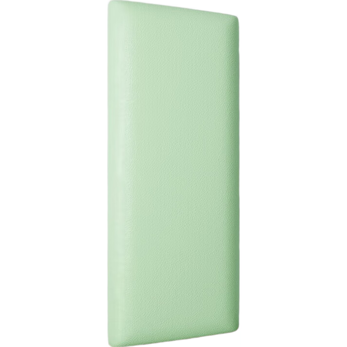 Watt-hour Tatami Soft Pack Wall Surround Children's Anti-collision Wall Sticker Kindergarten Anti-collision Pad 3D Thickened Light Green 20cm*50cm