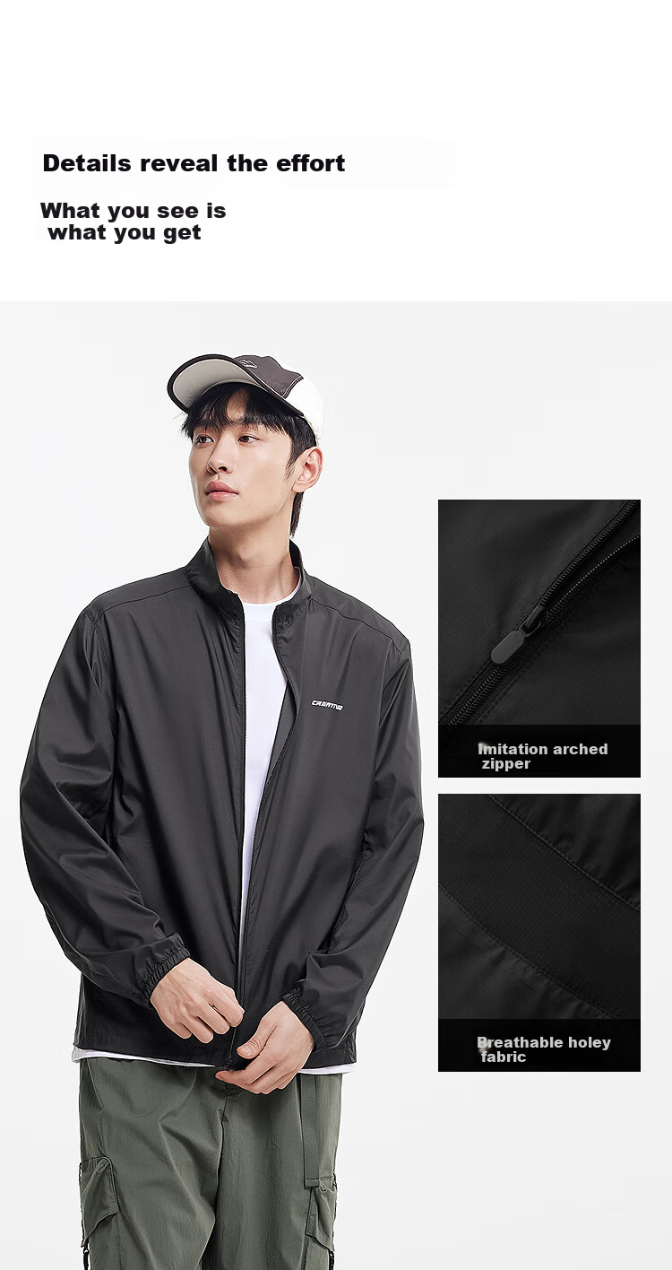 Semir Men's Lightweight Sun Protection Jacket UPF50+, Summer 2025 Stand-Collar Jacket, Versatile for Commuting, 109325108104 5