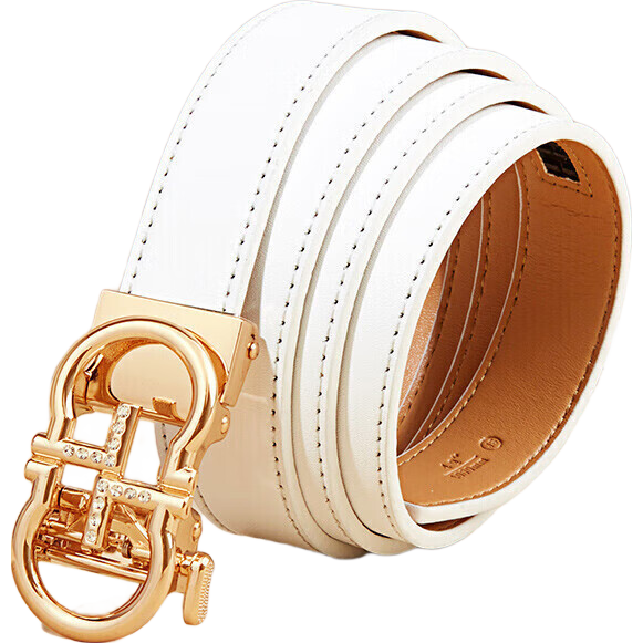 TUCANO Women's Leather Belt with Automatic Buckle, Versatile Fashion Waist Belt, Practical Birthday Gift for Women on May 20
