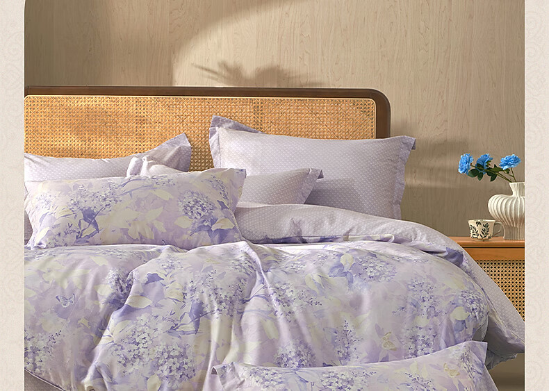 Bellece Mercury Home Textile 3-Piece Set 100% Cotton Duvet Cover Single 1.2m Bed Student Dormitory Back to School Season 13