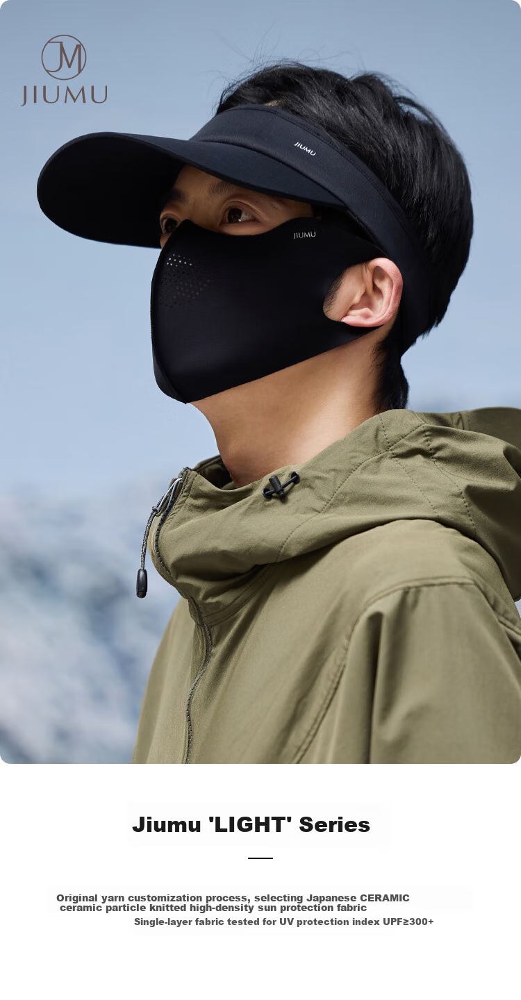JIUMU Sun Protection Hat for Men, Sun Visor Cap, Sun Hat, Visor Cap, Running And Hiking Hat, Fishing Hat, Summer UV Protection Hat 1