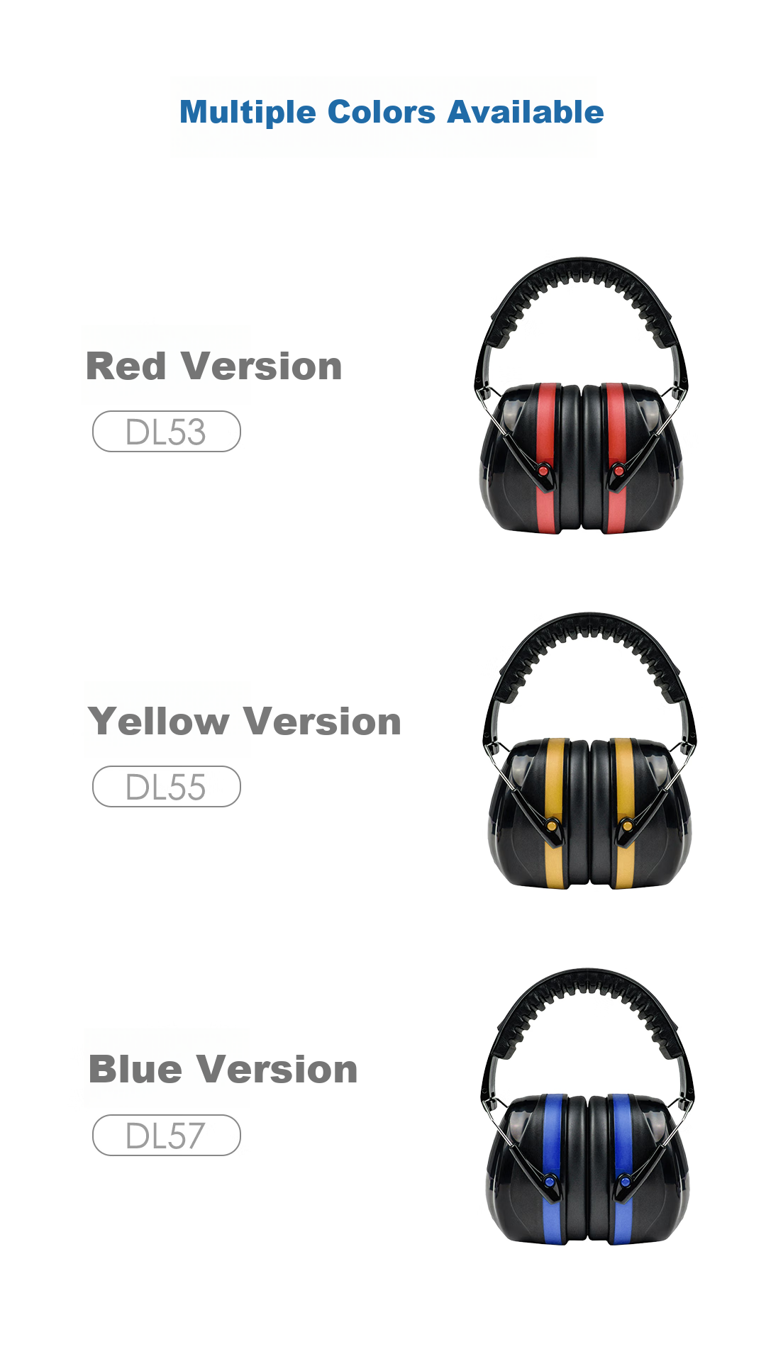 Henghui Noise-Cancelling Earmuffs, Industrial Soundproofing for Men And Women, Suitable for Study Dormitory Snoring, Sleeping, Factory Workshop Shooting, Blue-Black Color 5
