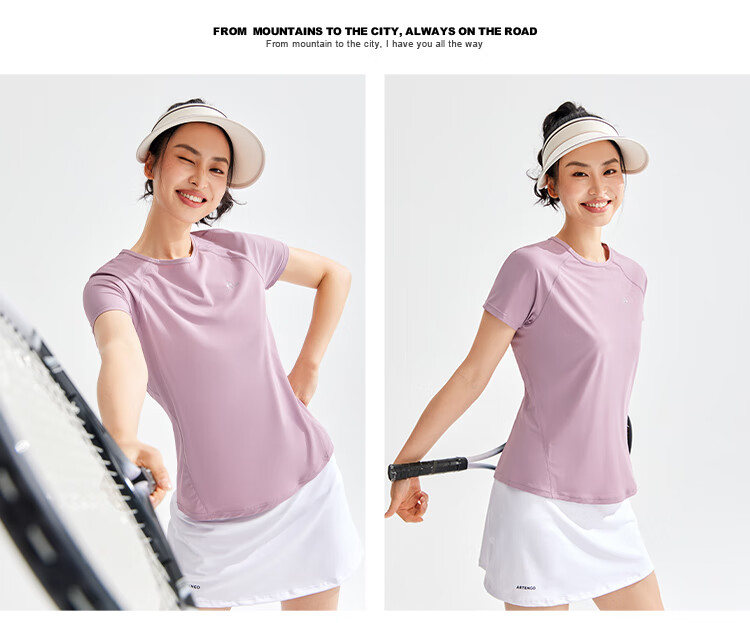 Pioneer Camp Women's Quick-Dry T-Shirt Summer New Breathable Sports Quick-Dry Outdoor Fitness Running Crew Neck Short Sleeve Top 9