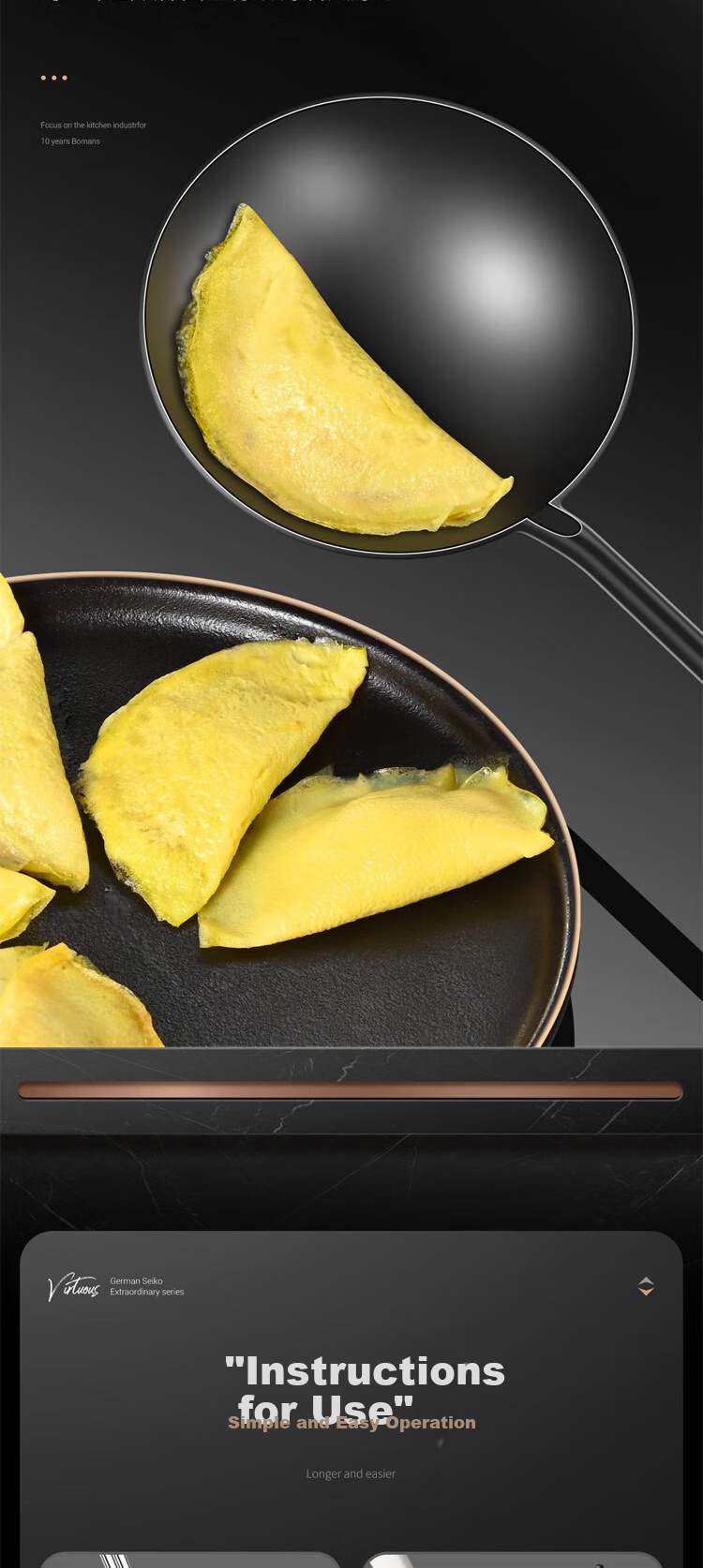Dipuer Zhangqiu Iron Wok Spatula, Household Stir-Fry Spoon, Kitchen Non-Stick Pan Cooking Ladle, Iron Pan Special Spoon, Handmade Egg Dumpling Spoo 7