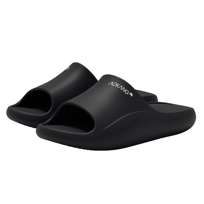 Aokang Slip-On Sandals for Men, Summer Indoor Home Bathroom Shower Non-Slip Thick-Soled EVA Odor-Resistant Slippers
