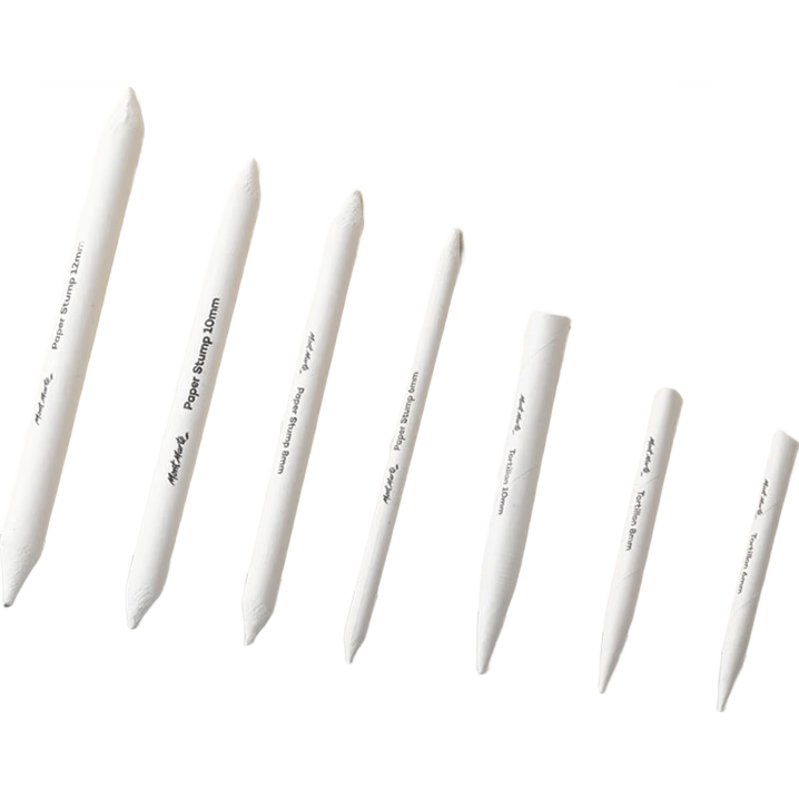 Mont Marte Sketch Paper Eraser Set of 7, Art Professional Drawing Eraser for Students, Removable And Smudgeable Eraser, Large Medium Small Size Eraser Kit MAXX0011 Art Exam