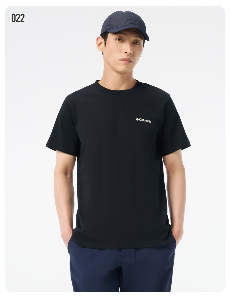 Columbia Men's T-Shirt 26 Spring Summer Outdoor Casual Sports Comfortable Cotton Breathable Short Sleeve AE8963 011 17