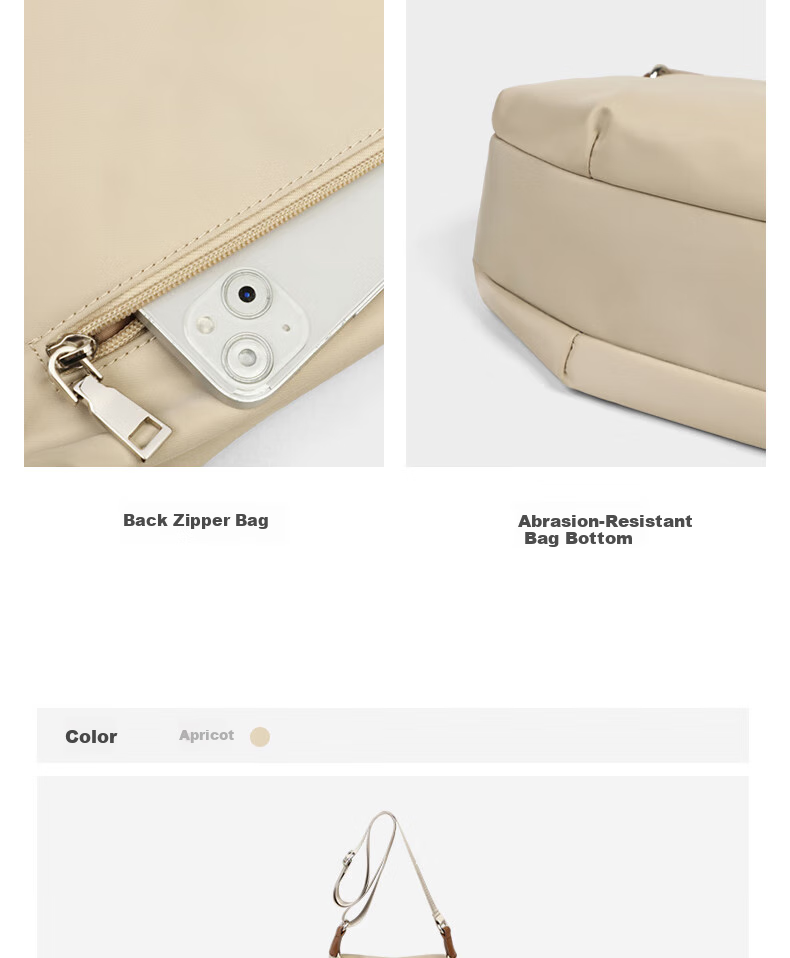C.BANNER Handbag, Women's Large Capacity Crossbody Bag, Light Luxury Shoulder Bag, Simple And Fashionable Brand, Birthday Gift for Girlfriend on May 20 5