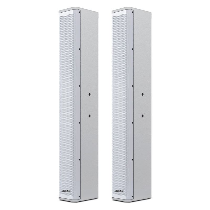 SHILE BX-408 White High-End Conference Wall-Mounted Column Speaker Multifunctional Exhibition Hall Large Conference 150W Passive Speaker Pair