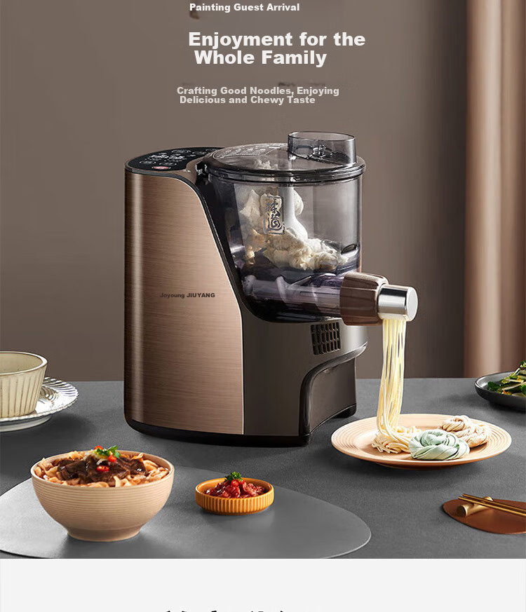 Joyoung Home Noodle Maker, Fully Automatic Multi-Functional Pasta Machine, Multiple Die Heads And Dough Kneading Machine, Electric Dumpling Wrapper Maker YN-L12 3