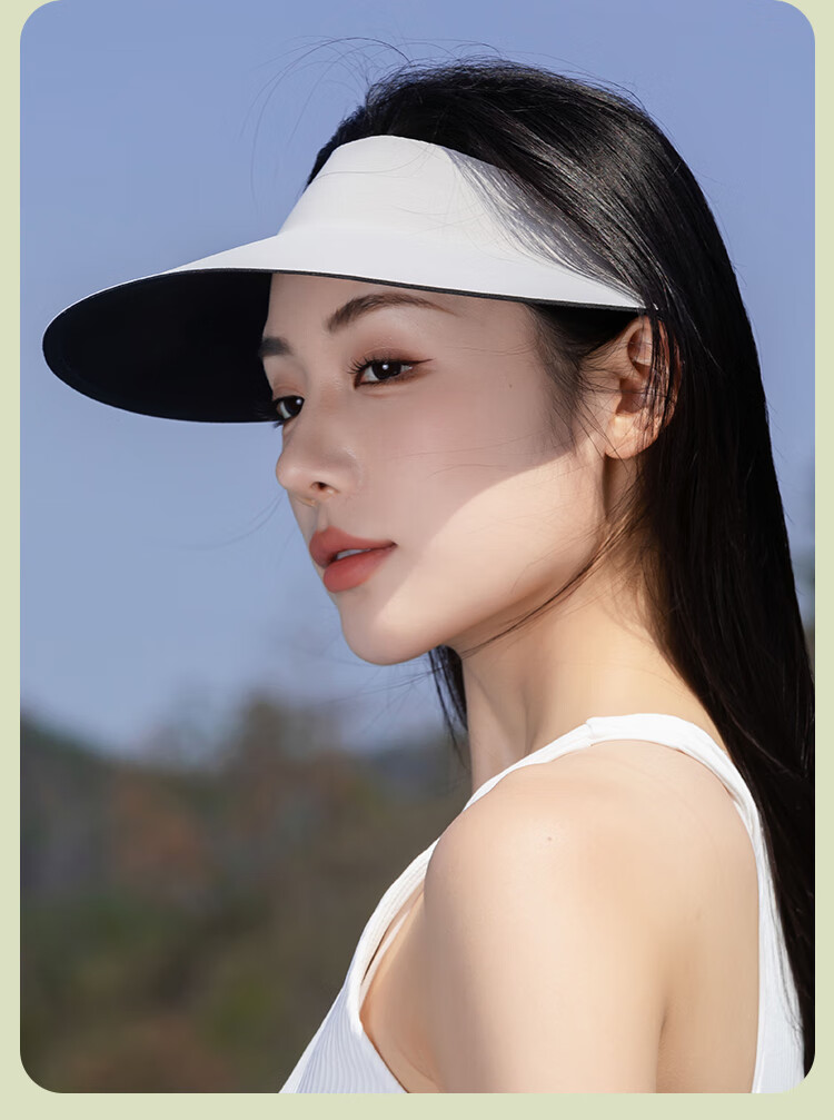 YUZHAOLIN Wide Brim Seamless Sun Protection Hat for Women, Outdoor UV-Resistant Sun Visor, Hiking Cap, Sun Hat, Ladies' Visor Cap 11