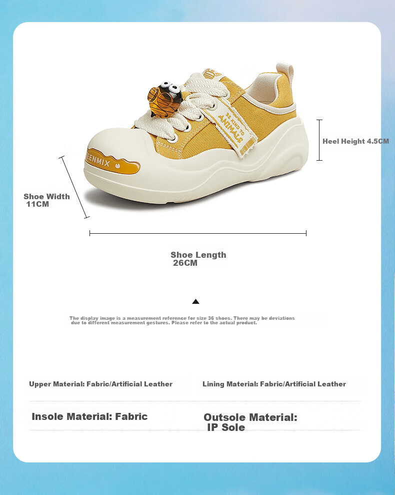 TEENMIX Women's Sneakers, Same Style As in Shopping Malls, Chuachuan Farm Series Casual Shoes for Women, New Style 15