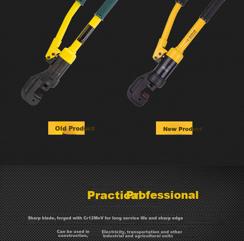 Deli Manual Crimping Pliers, Wire Connector Pliers, Cable Hydraulic Pliers, Terminal Pliers, 10-120mm², DL-YQ120 3